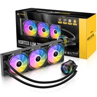 Antec Vortex Lum 360 ARGB AIO Liquid CPU Cooler - 360mm Black Antec Vortex Lum 360 ARGB AIO Liquid CPU Cooler - 360mm Black